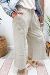 Stone Mineral Wash Daisy Sweatpants