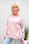 Violet Studded Hoodie