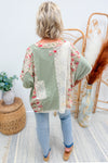 * RESTOCK* POL Lace + Floral Patchwork Top