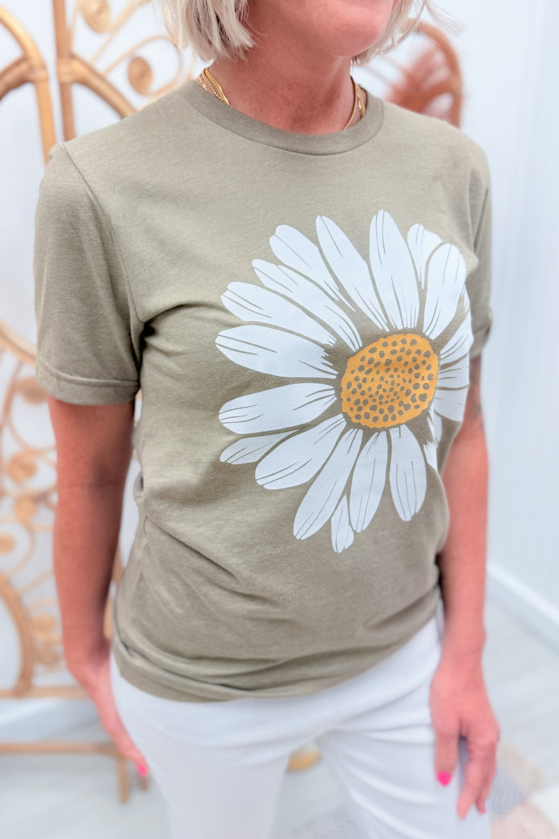 Olive Daisy Graphic Tee