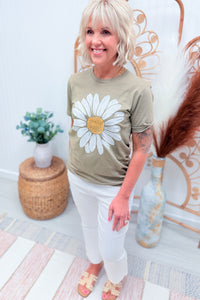 Olive Daisy Graphic Tee