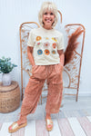 Ivory Daisy Grahpic Tee