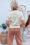Ivory Daisy Grahpic Tee