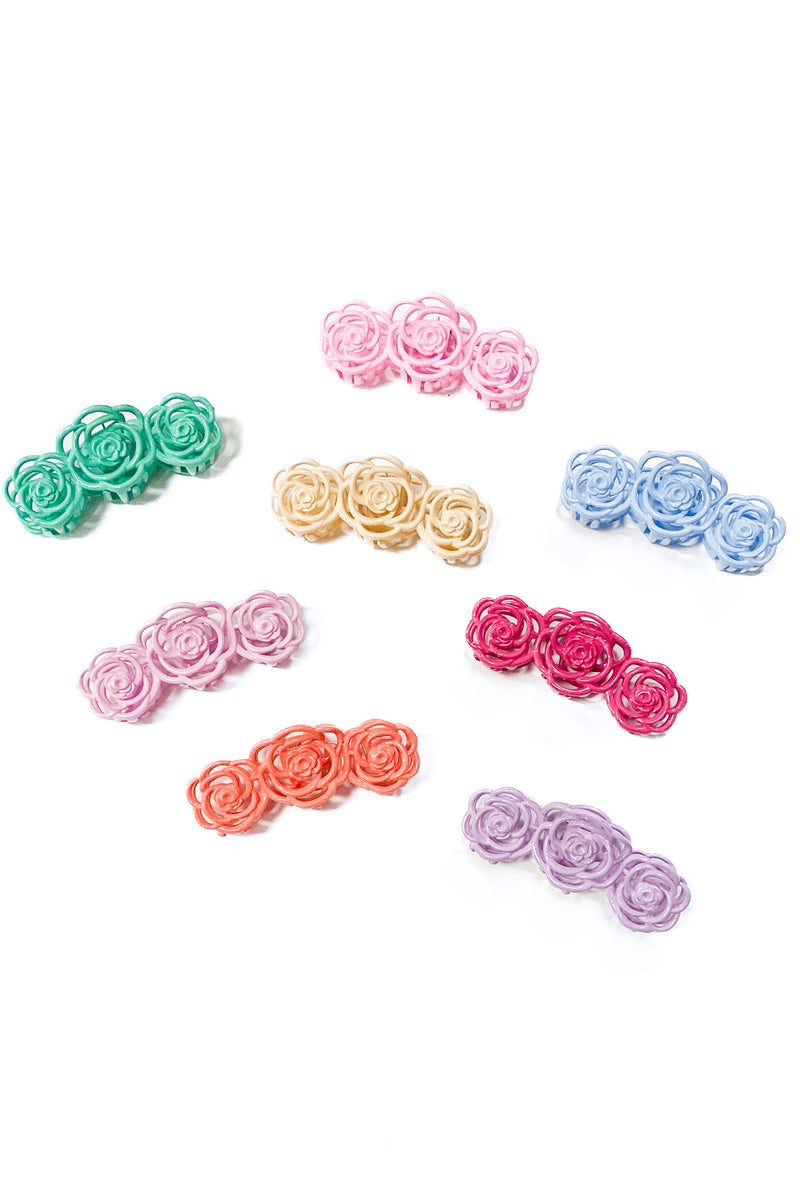 Rose Claw Clips