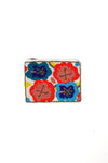 Bright Floral Medium Beaded Pouch