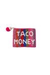 Taco Money Medium Beaded Pouch