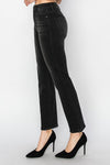 Bella Black Straight Leg Jeans