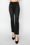 Bella Black Straight Leg Jeans