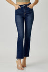 Caroline Ankle Straight Dark Wash Denim