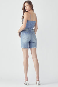 Catalina Distressed Long Shorts