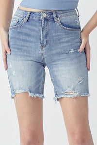 Catalina Distressed Long Shorts