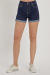 Magnolia Dark Wash Cuff Shorts